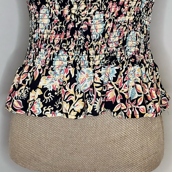 Rachel Zoe Smocked Tie Shoulder Tank Top - Picture 5 of 6